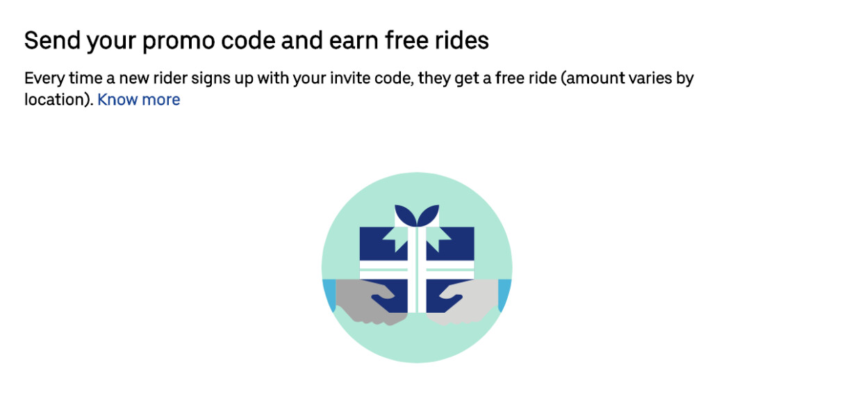 Offre de parrainage Uber au 11 avril 2026