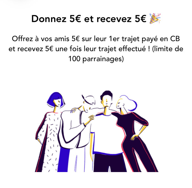 Offre de parrainage heetch au 21 avril 2026